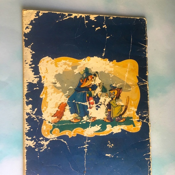 WALT DSNEY’S VINTAGE 1939 PINOCCHIO STORYBOOK - Picture 15 of 16